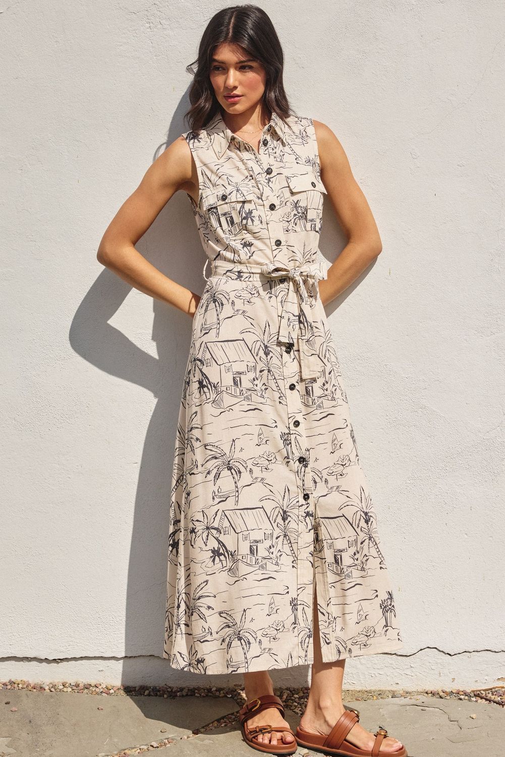 Sail Away With Me Shirt Dress