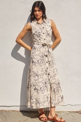 Sail Away With Me Shirt Dress