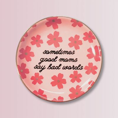 Floral Good Moms Tray
