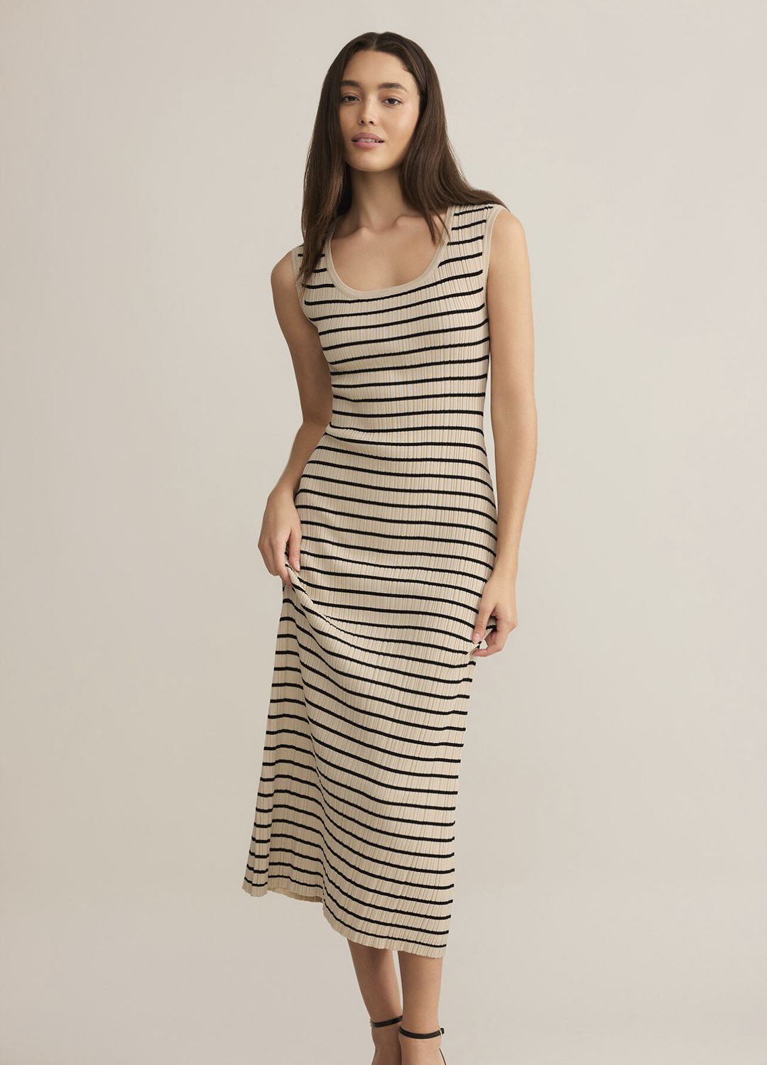 Gisele Stripe Midi Dress