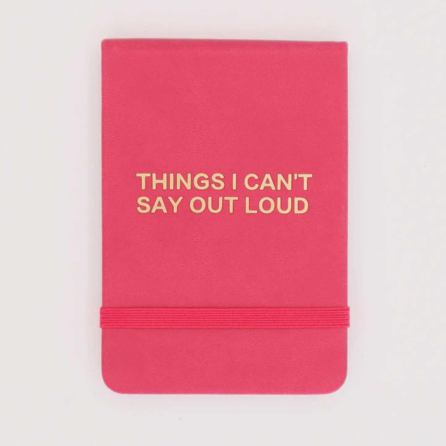 Leatherette Pocket Journal, Style: Things I Can’t Say