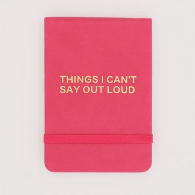 Leatherette Pocket Journal, Style: Things I Can’t Say