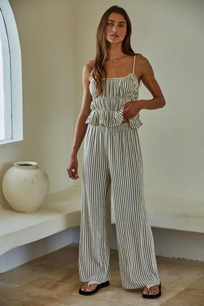 Carly Striped Pants