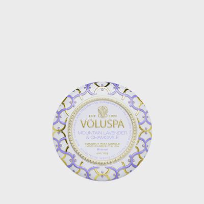 Mountain Lavender &amp; Chamomile Mini Tin Candle