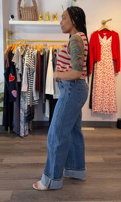 Kris Baggy Wide Leg Jean