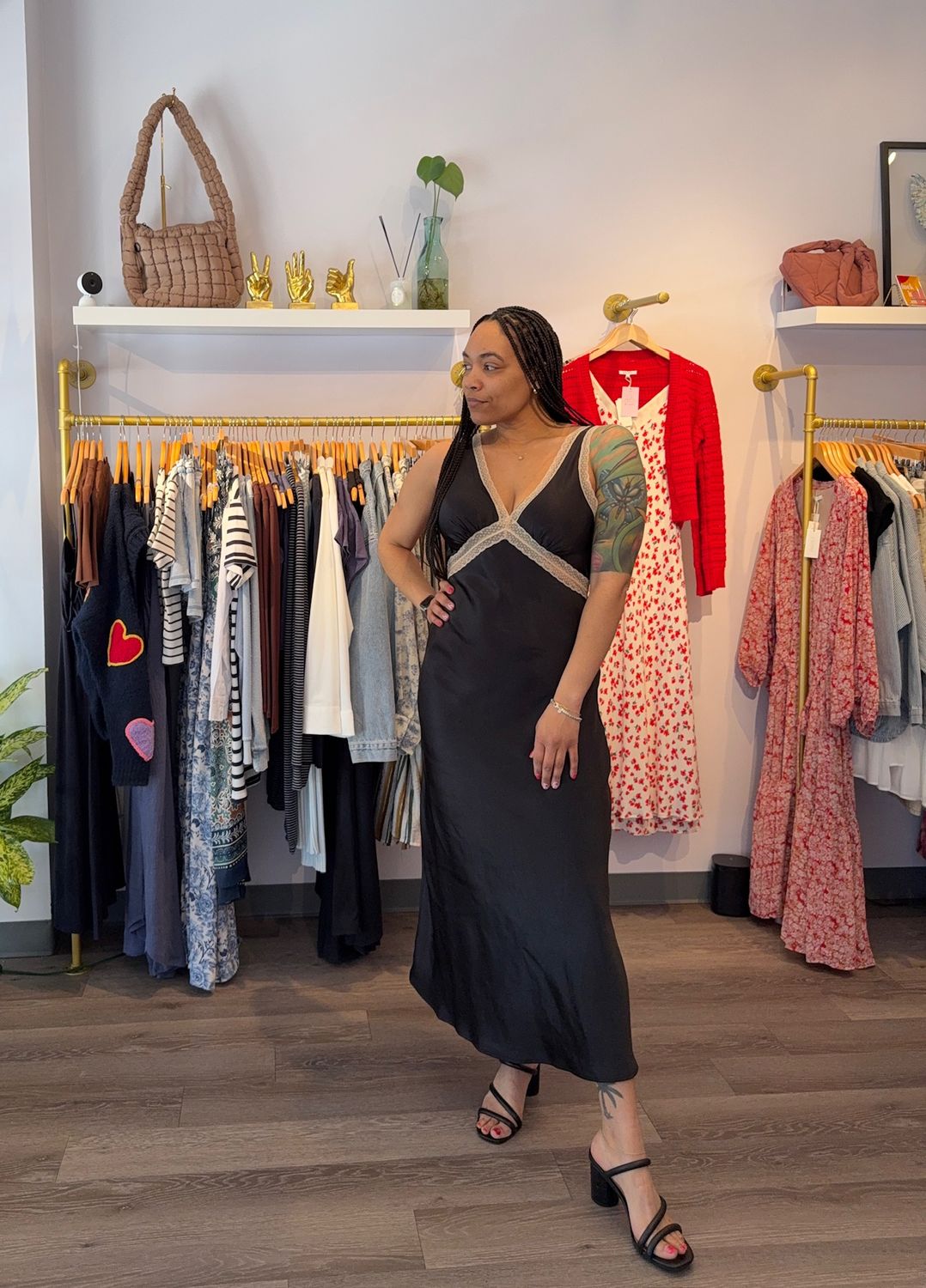 Vee Satin Maxi
