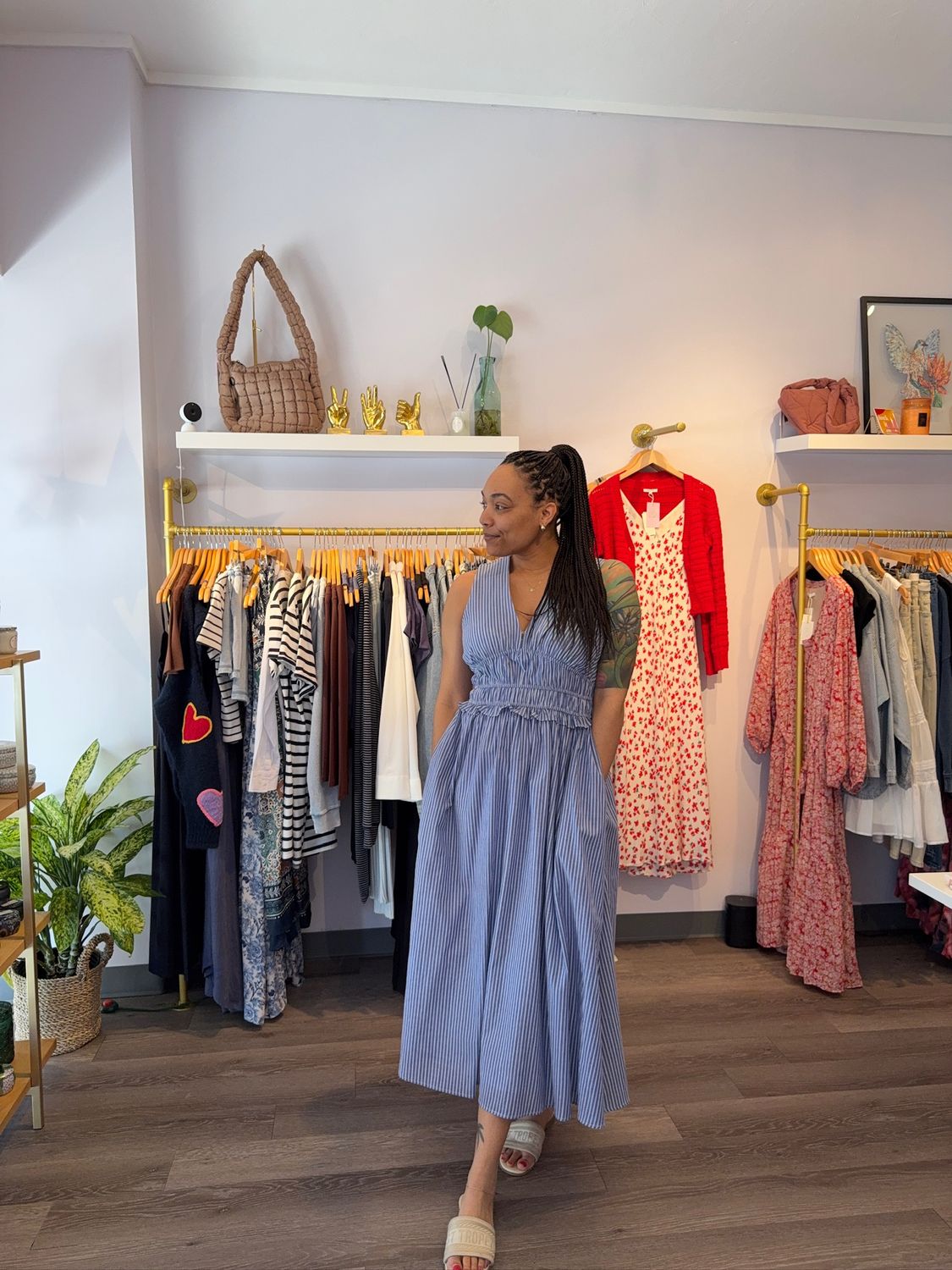 Striped Market Dress