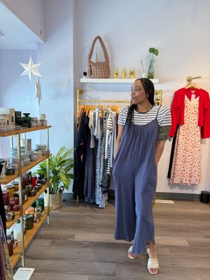 Textured Flared Jumpsuit