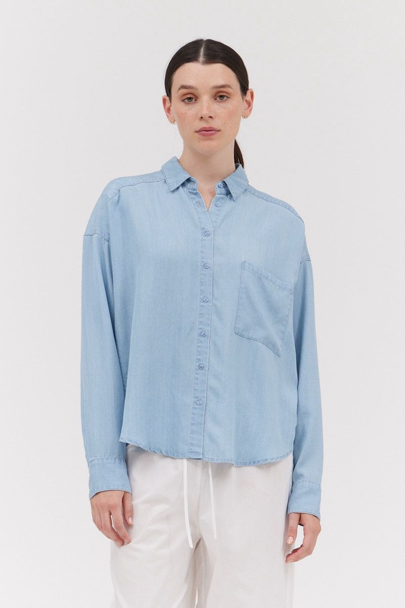 Chambray Button Up