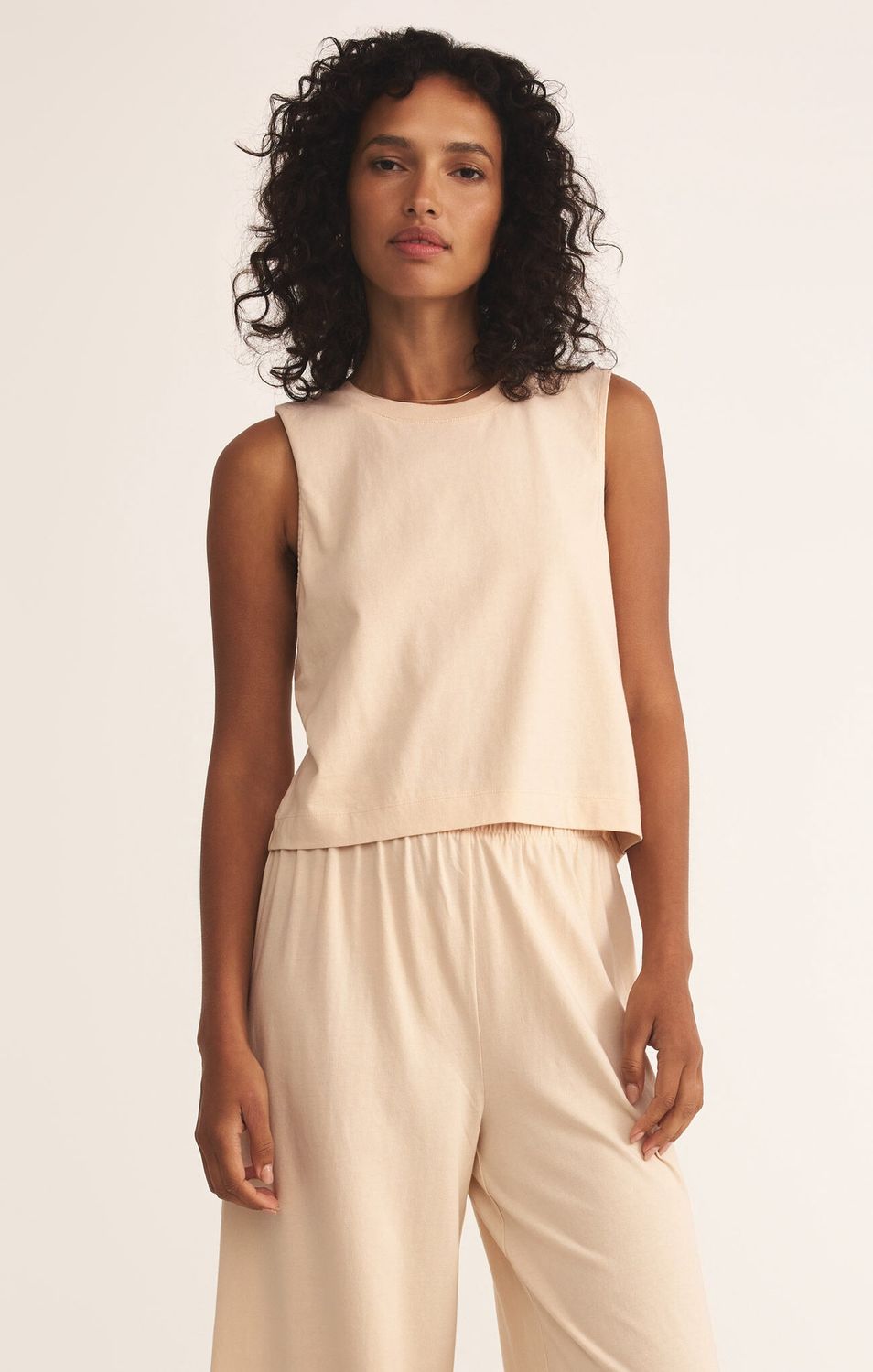 Sloane Jersey Muscle Tank