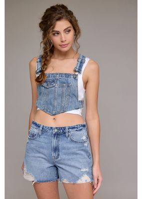 Finn 4&quot; Distressed Short