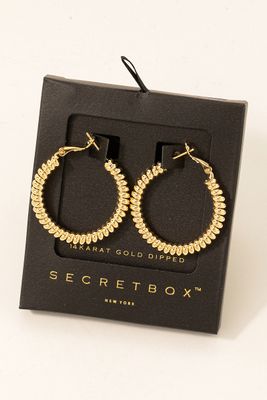 Solid Coil Hoop Earrings