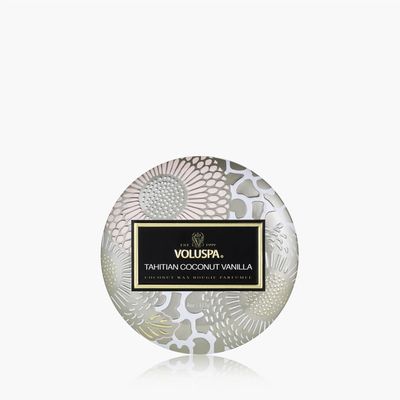Tahitian Coconut Mini Tin Candle