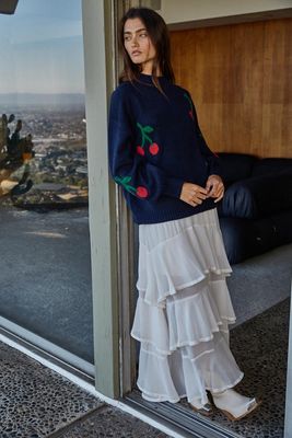 Cherry On Top Mockneck Sweater
