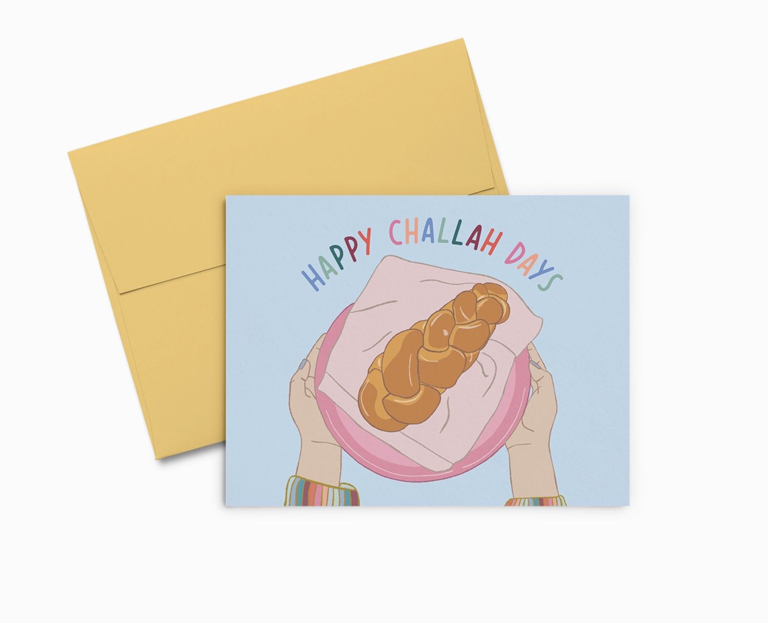 Holiday Greeting Cards, Style: Happy Challah Days