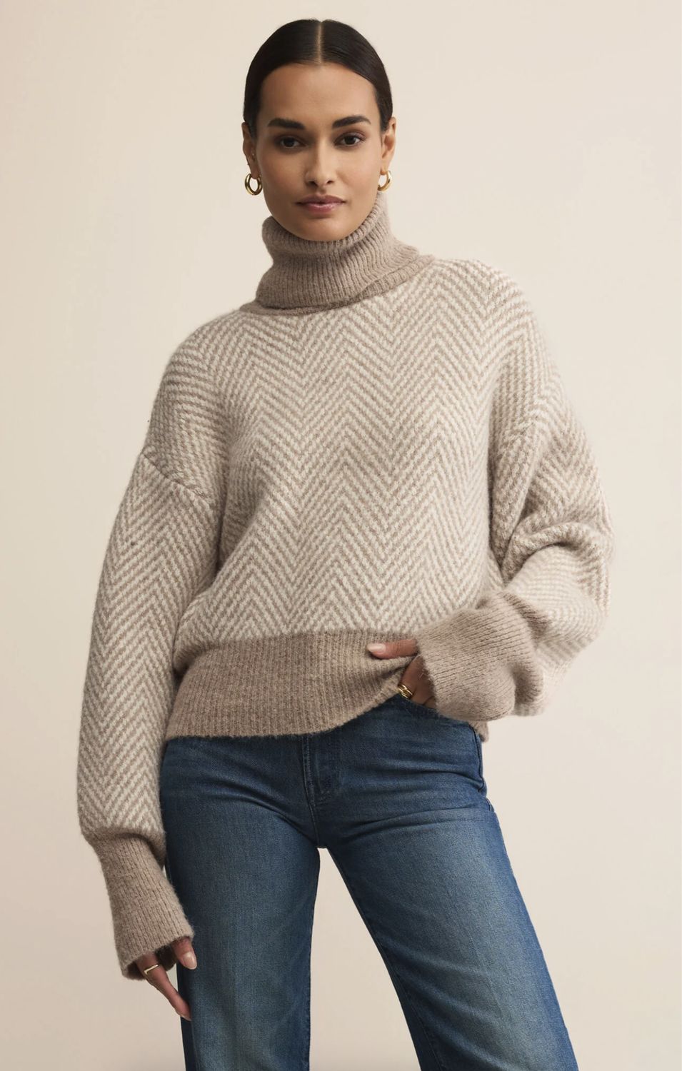 Balkan Funnel Neck Sweater