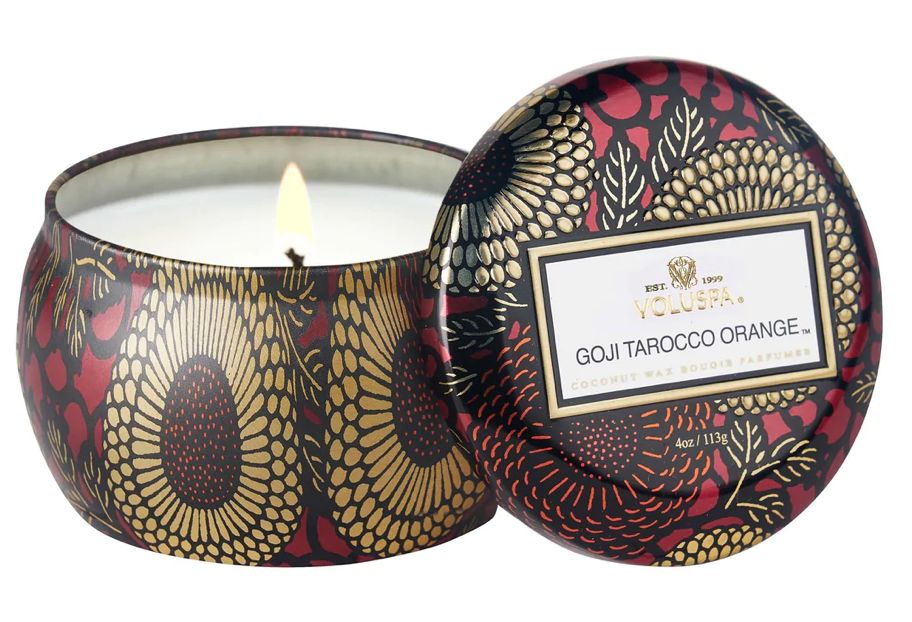 Goji Tarocco Orange Mini Tin Candle