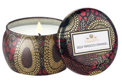 Goji Tarocco Orange Mini Tin Candle