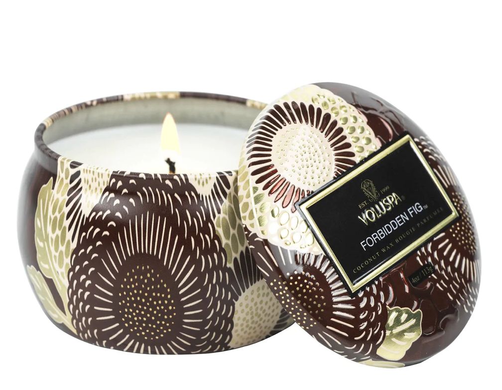 Forbidden Fig Mini Tin Candle