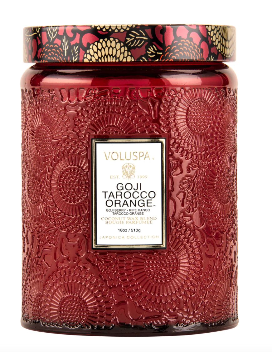 Goji Tarocco Orange Large Jar Candle