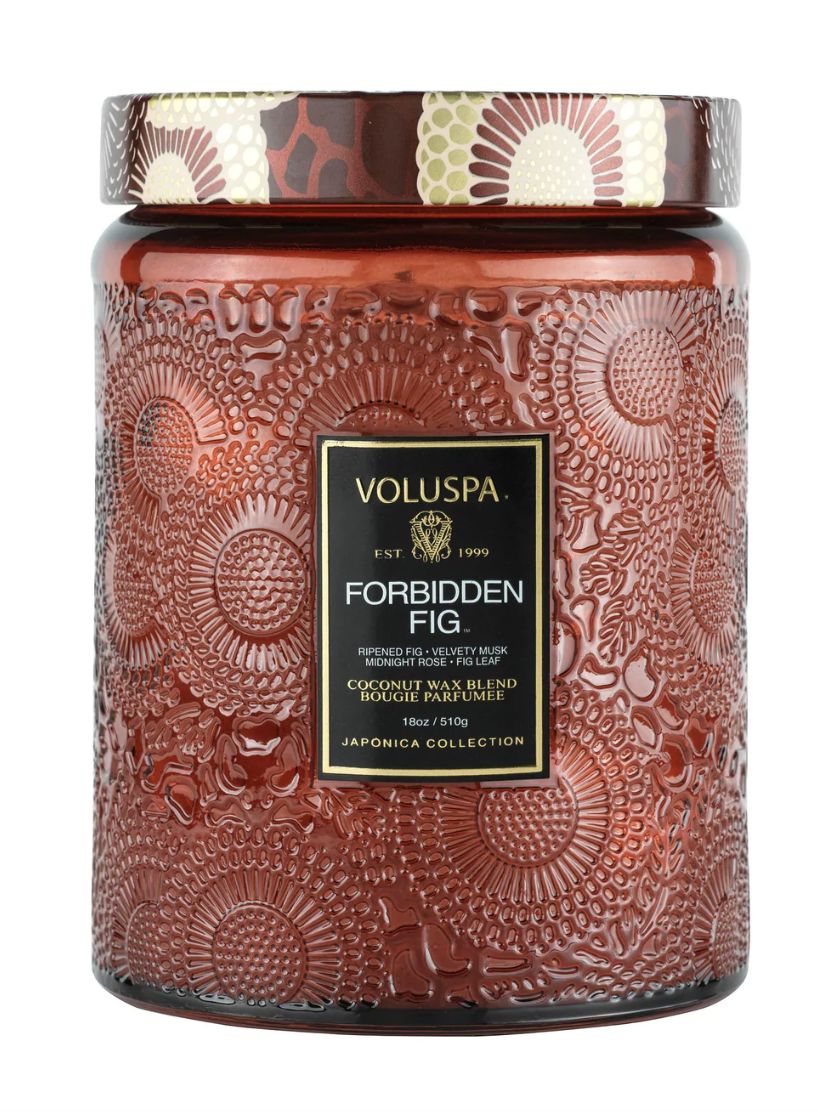 Forbidden Fig Large Jar Candle