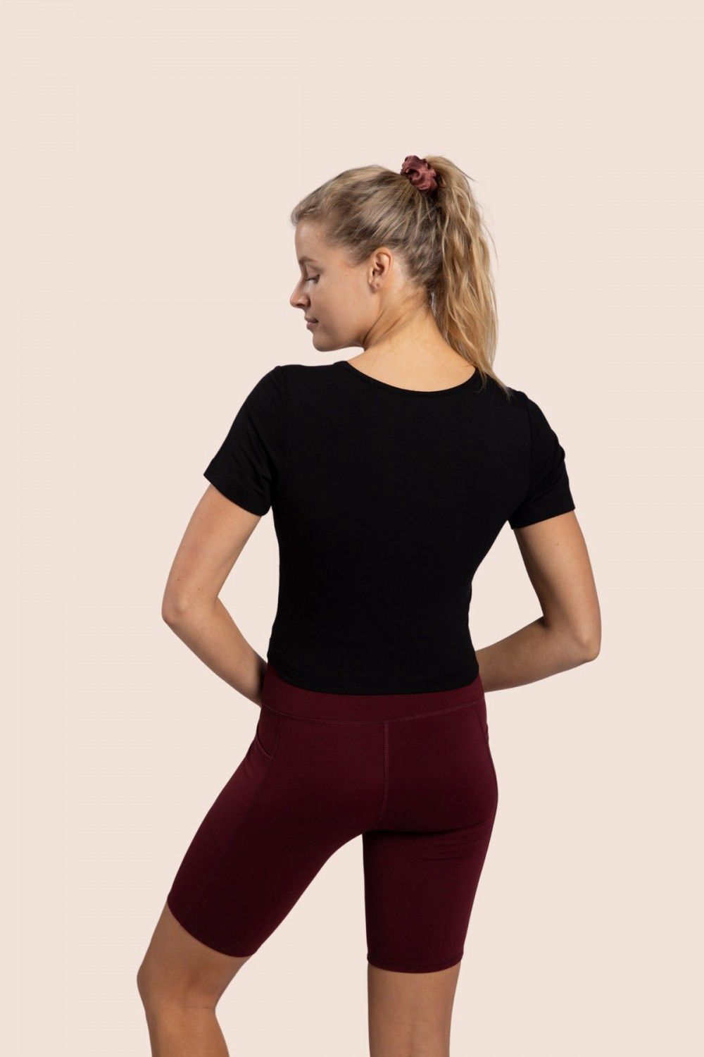 Basic Cropped T, Colour: Black, Size: Small