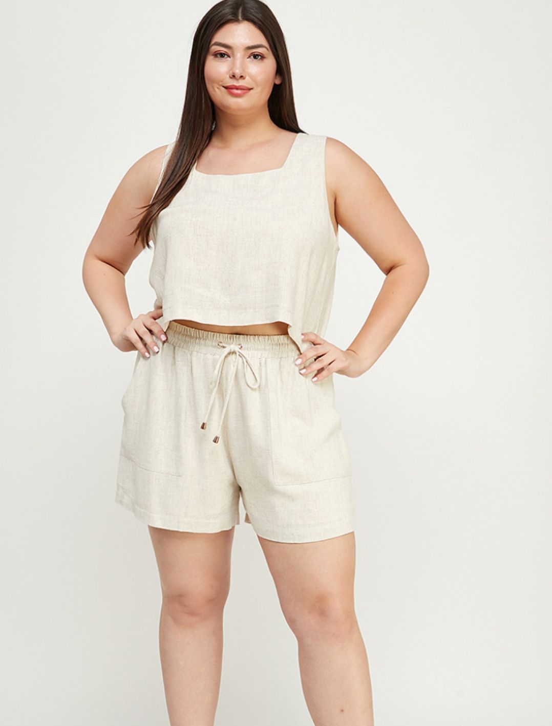Linen Tie Shorts