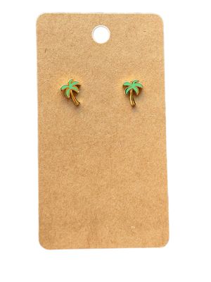 Palm Tree Studs