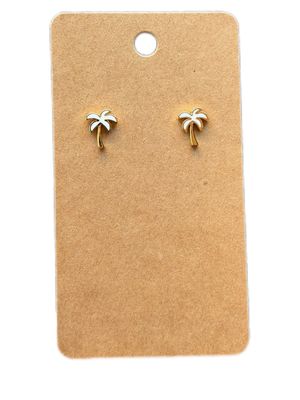 Palm Tree Studs