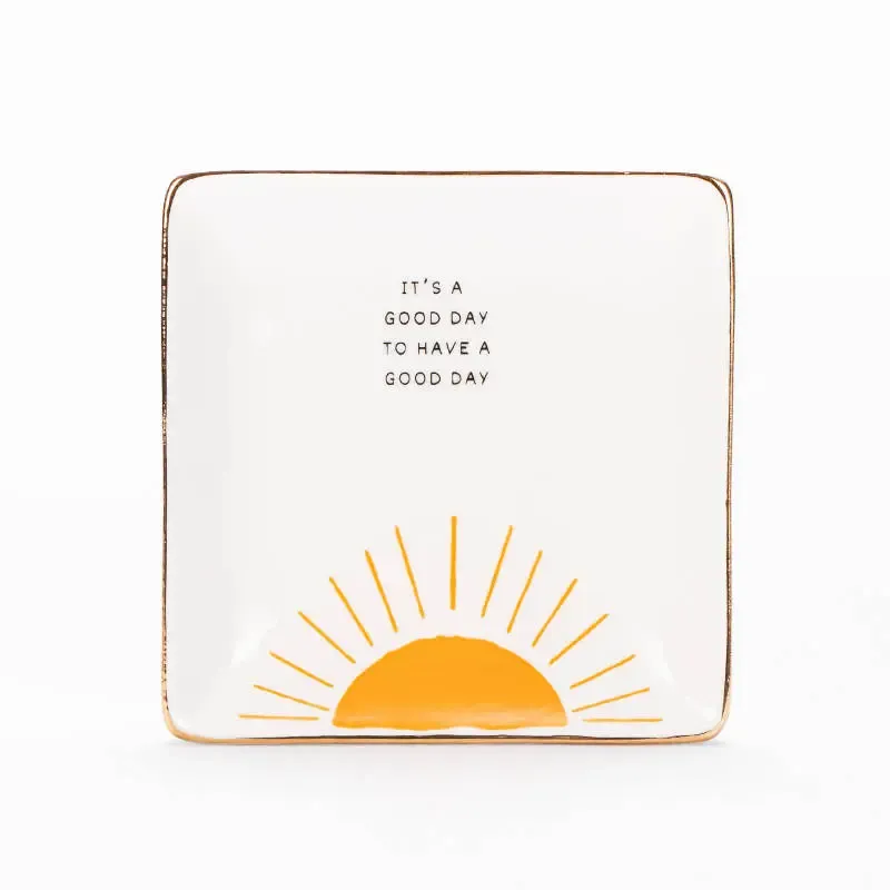 Good Day Square Trinket Tray