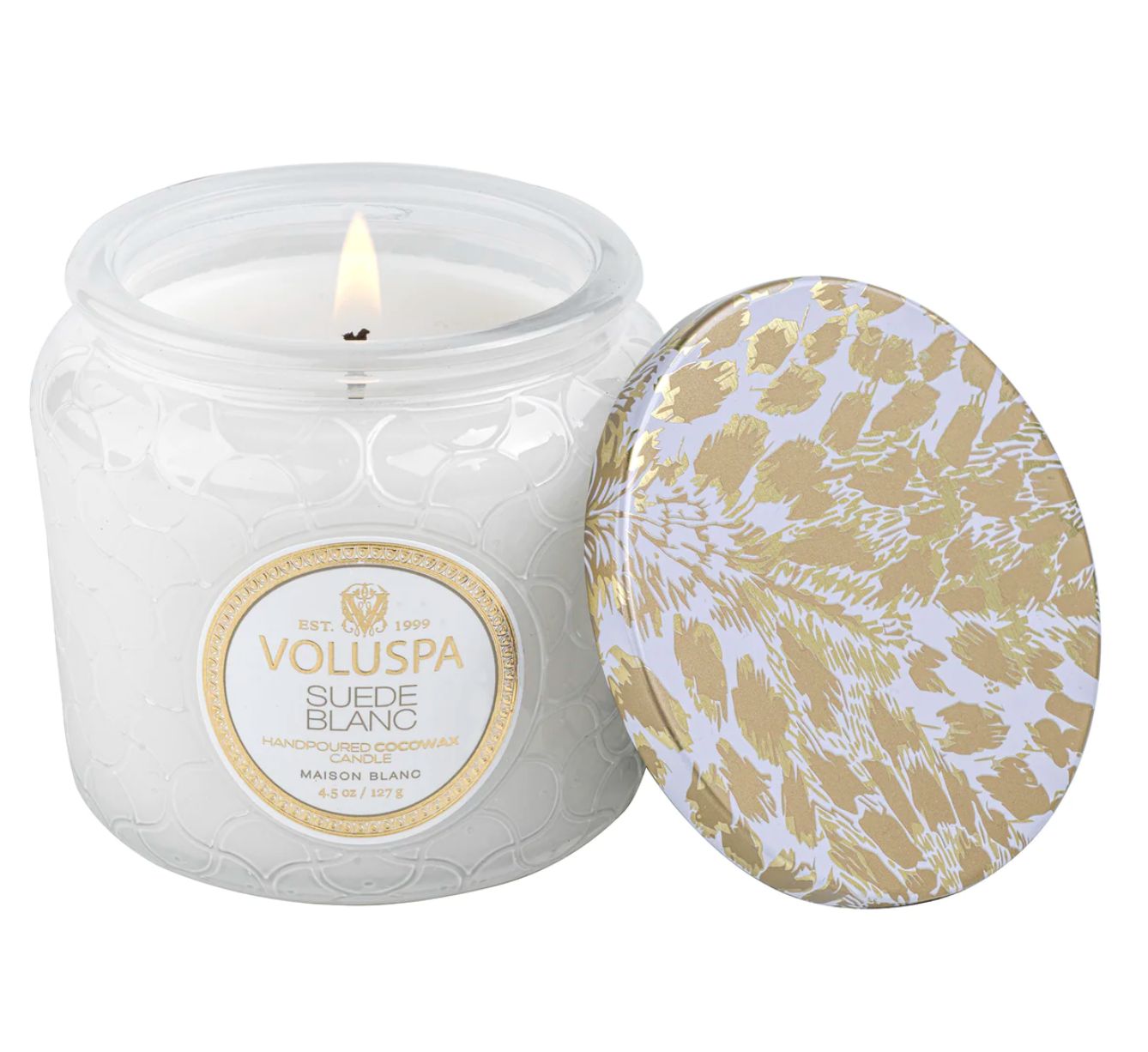 Suede Blanc Petite Jar Candle