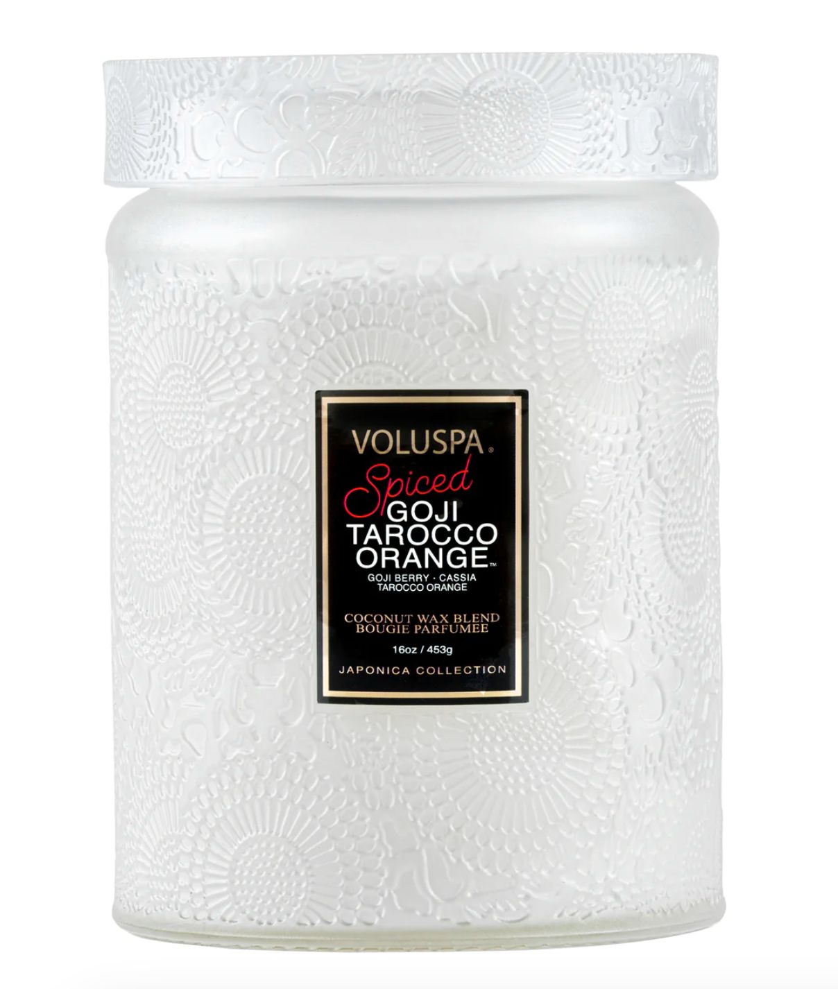 Spiced Goji Tarocco Orange Large Jar Candle
