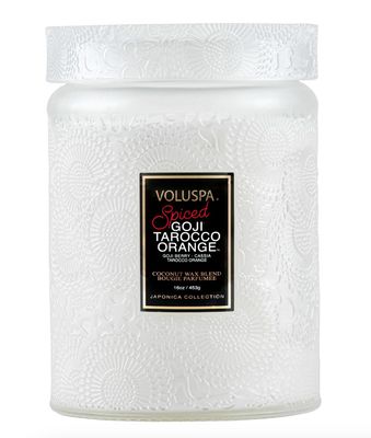 Spiced Goji Tarocco Orange Large Jar Candle