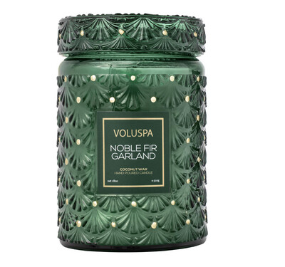 Noble Fir Garland Large Jar Candle