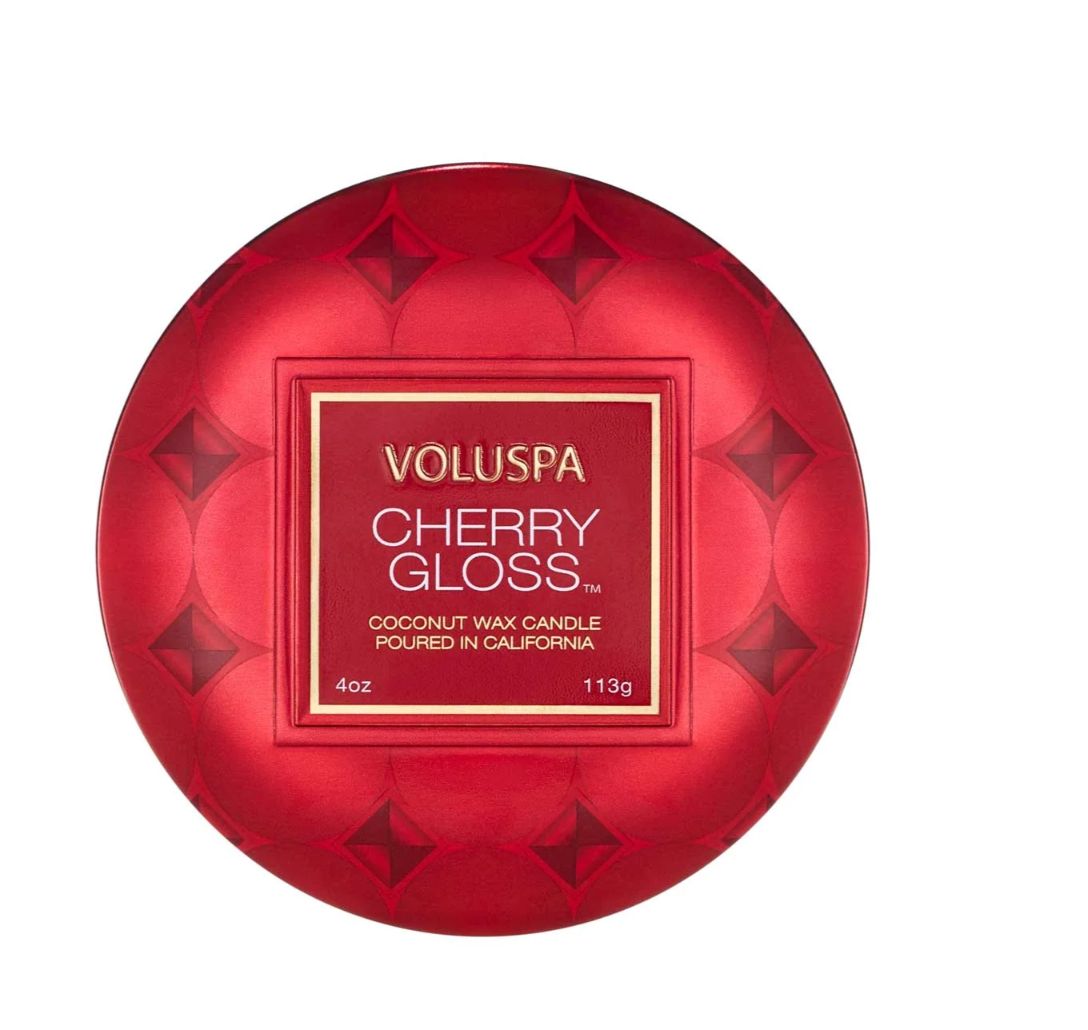 Cherry Gloss Mini Tin Candle