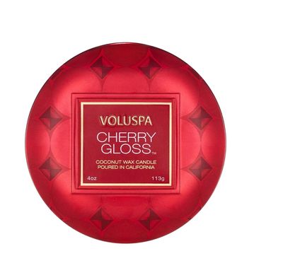 Cherry Gloss Mini Tin Candle