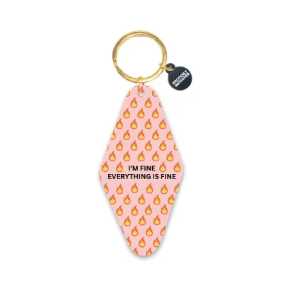I'm Fine Keychain