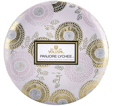 Panjore Lychee 3 Wick Tin Candle