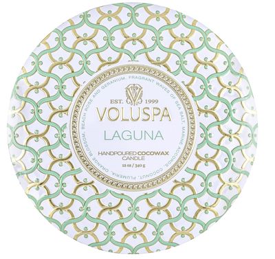 Laguna 3 Wick Tin Candle