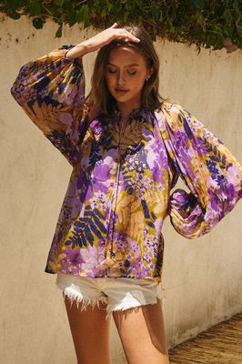 Woodland Pleated Blouse