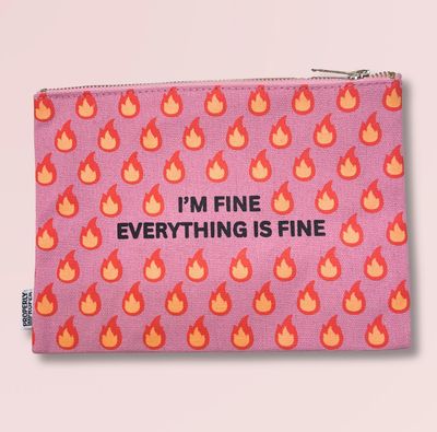 Everything Is Fine Pouch