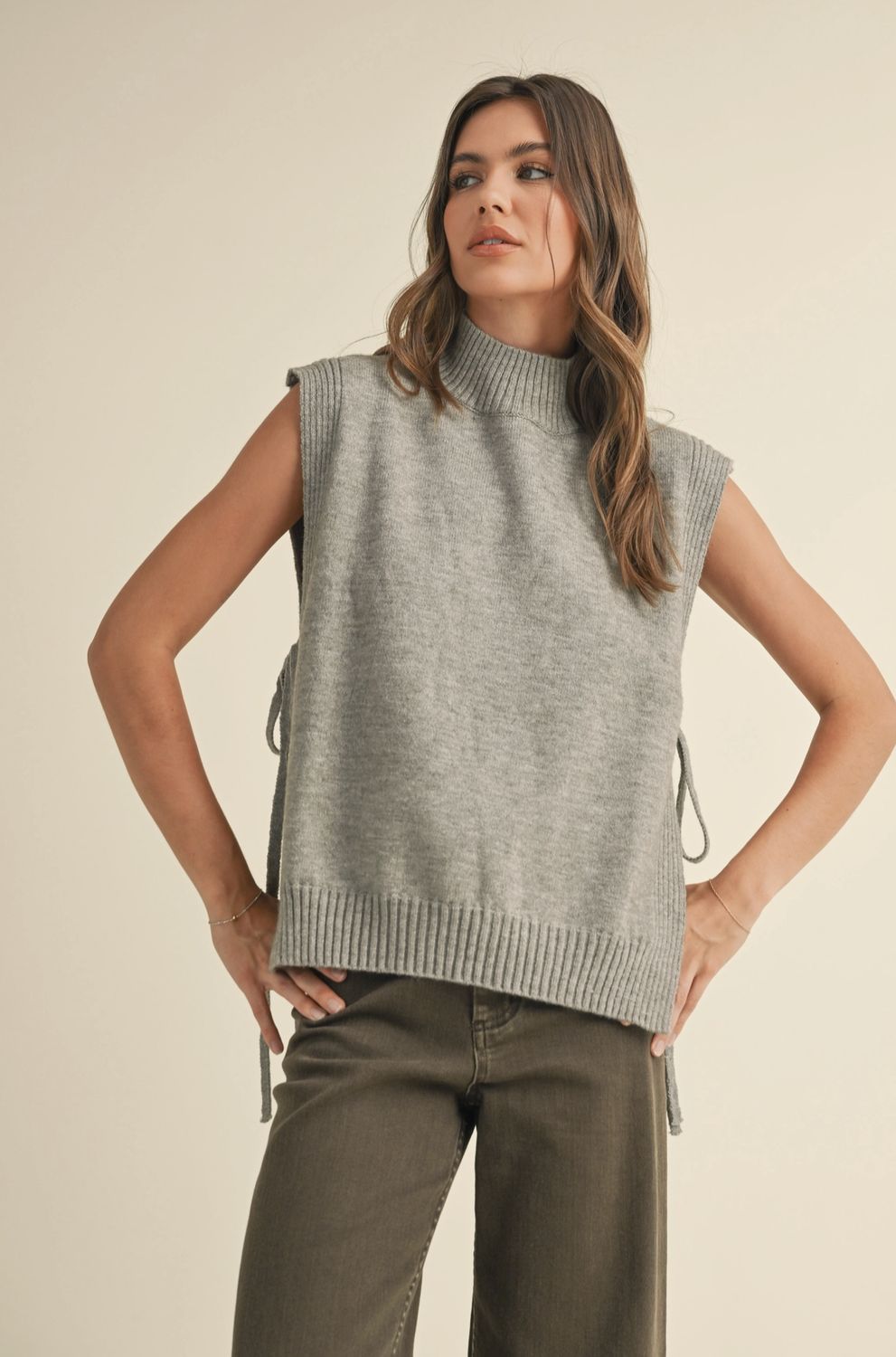 Katrina Vest, Colour: Grey, Size: Small