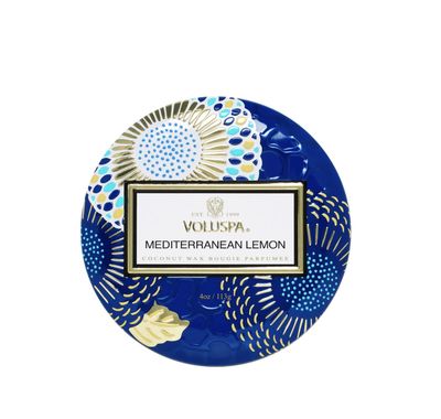 Mediterranean Lemon Mini Tin Candle