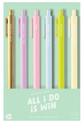 6 Pack Jotter Pen Set