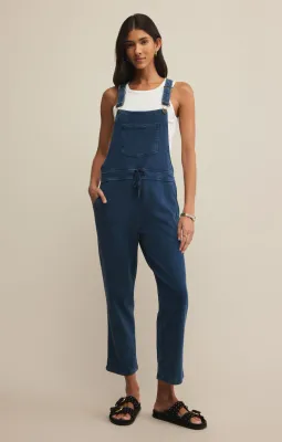 The Knit Denim Overalls