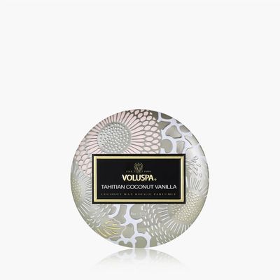 Tahitian Coconut Mini Tin Candle