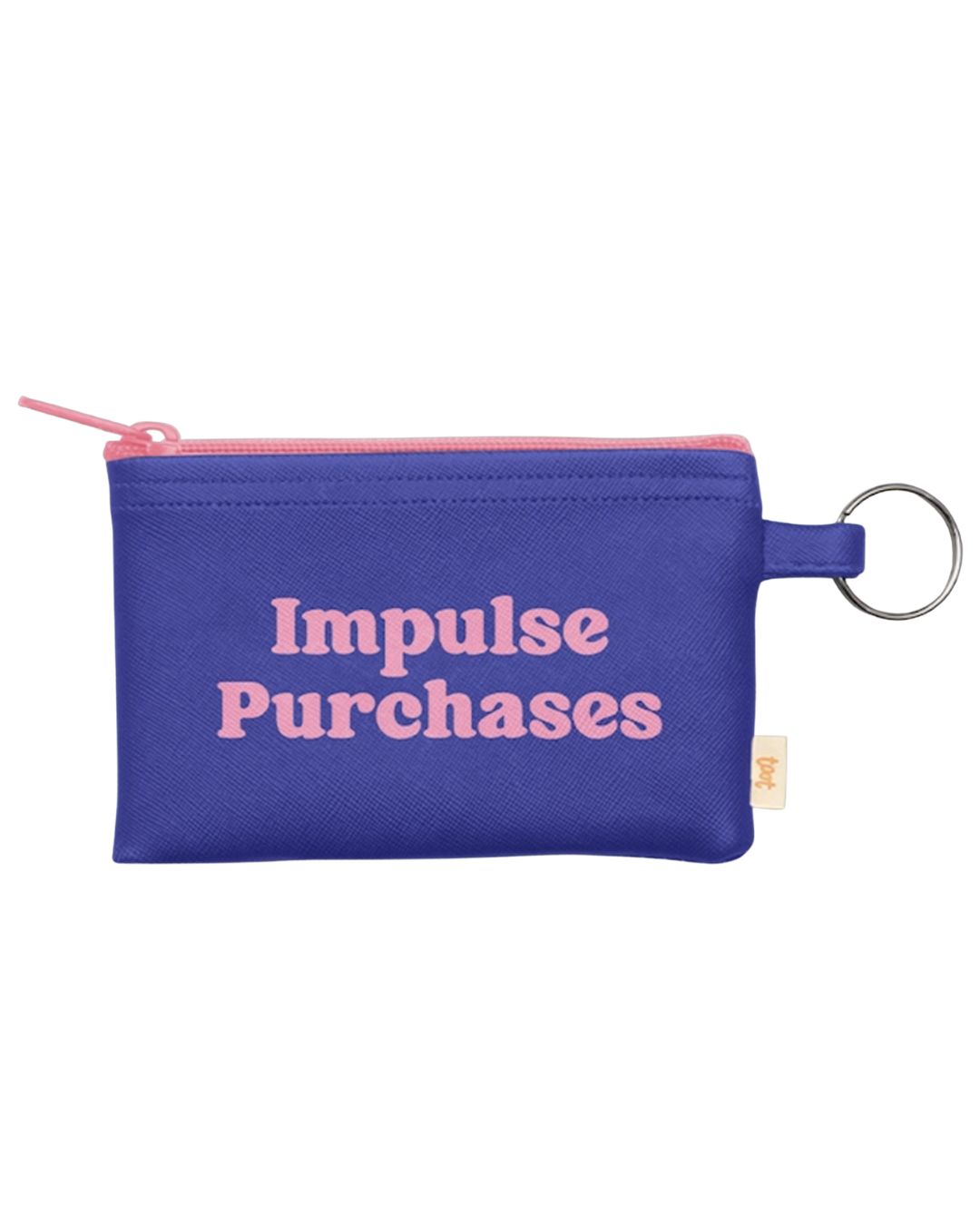 Colorblock Penny Key Ring, Style: Impulse Purchases