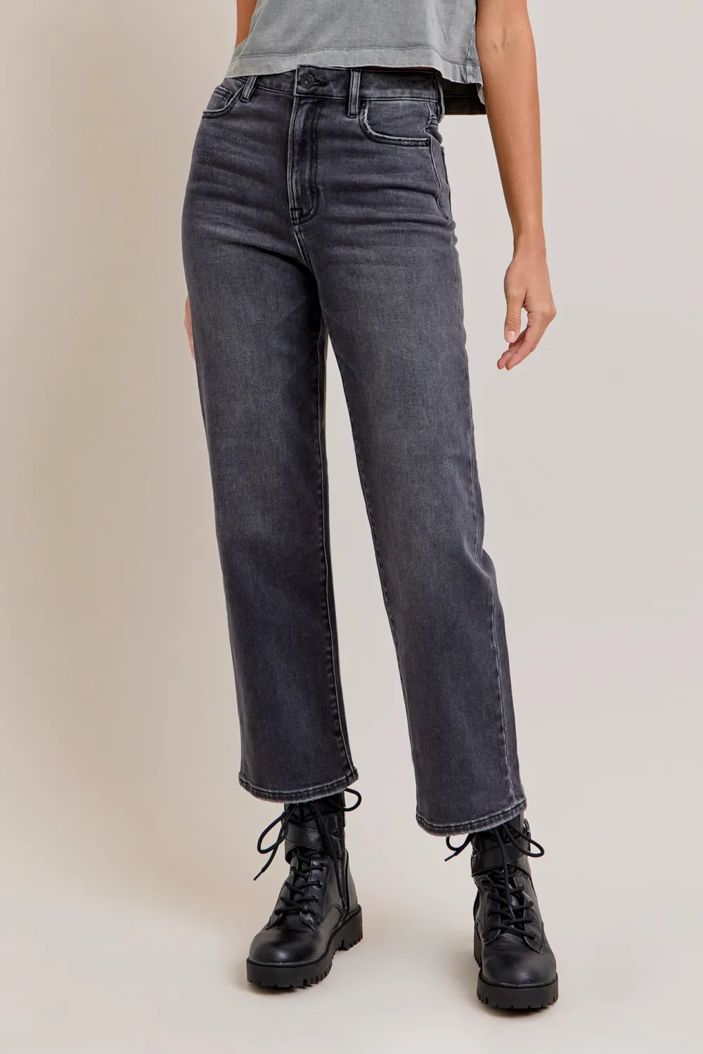Ella Straight Black Jean