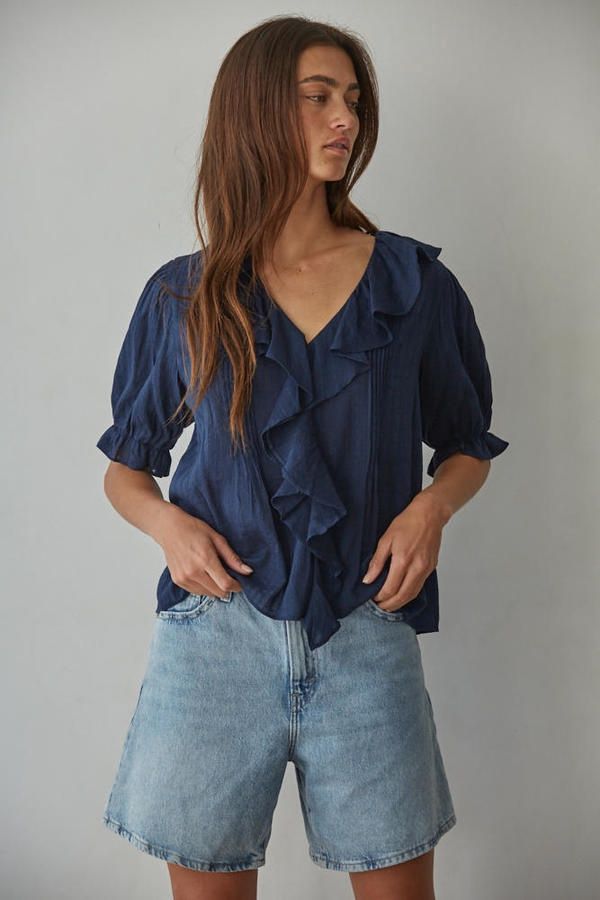 Tempe Ruffle Top