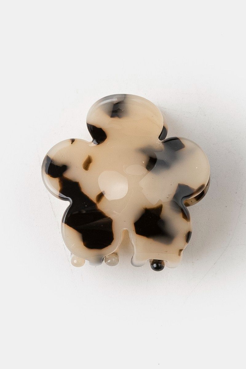 Flower Jaw Hair Clip, Color: Tortiose